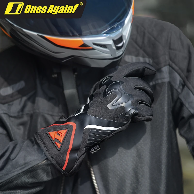 

New Ones Again Winter Cycling Full Finger Gloves Warm Waterproof Windproof Motorcycle Bicycle Touch Screen Riding Gloves