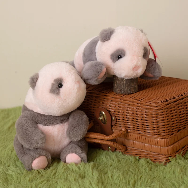30cm Lying Posture Panda Baby Doll 20cm Sitting Posture Panda Plush Soft Super Cute Panda Cubs Doll Kid Surprise Birthday Gift