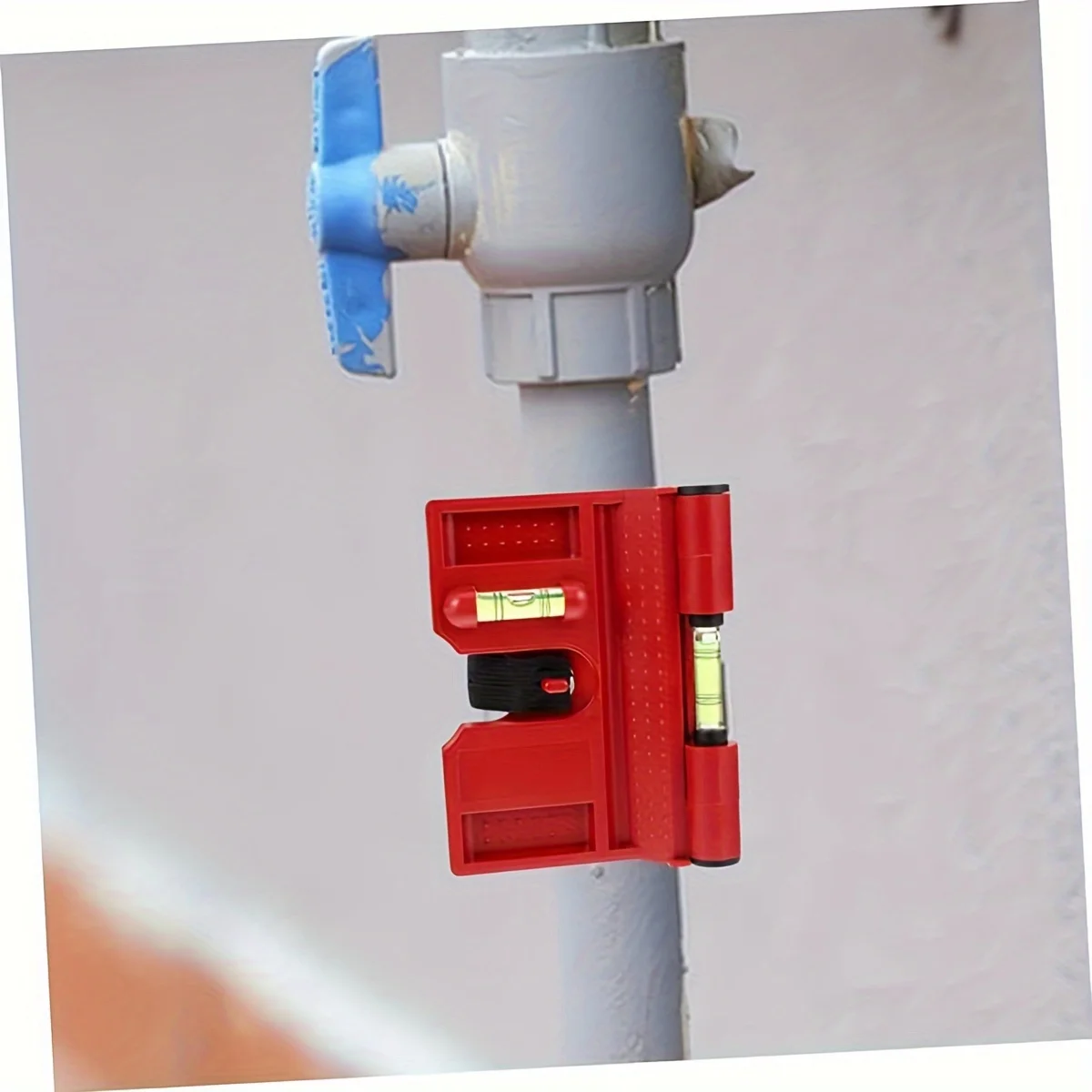 1 قطعة مستوى آخر مغناطيسي، مستوى آخر مغناطيسي قابل للطي مع حلقة مرنة للعمل بدون استخدام اليدين #4