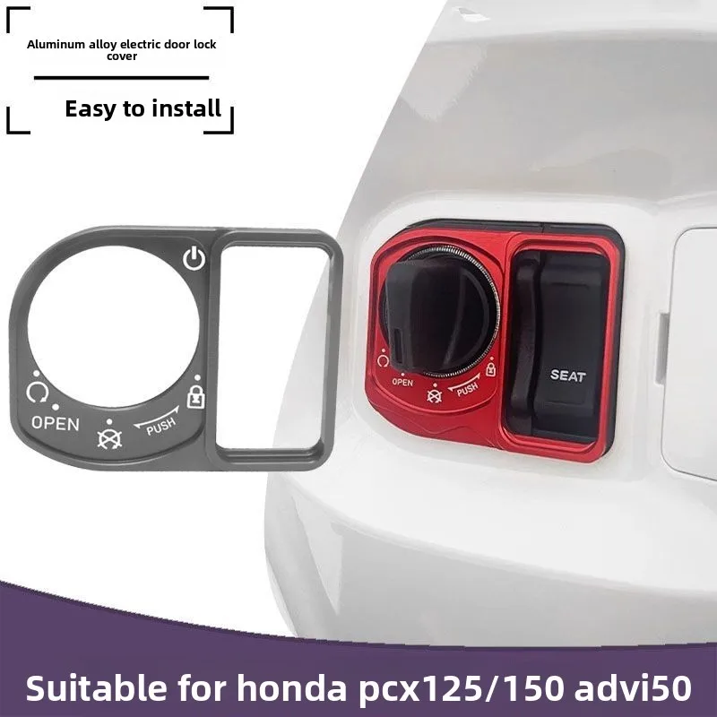 

motorcycle accessories ignition switch cover electric door lock button cover decoration Suitable for Honda PCX150/PCX125/ADV150