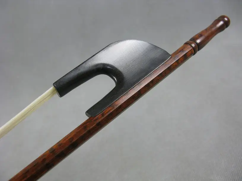 upright bass bow,baroque letterwood bass bow,top level white bow hair