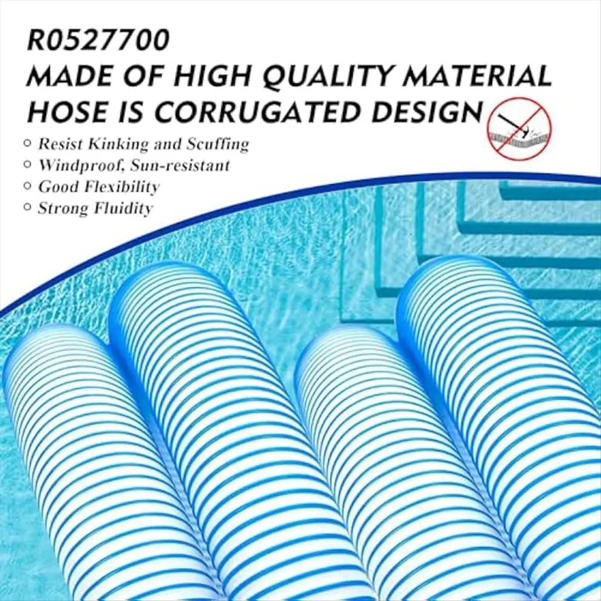 

ABNQ 6Pack R0527700 Pool Cleaner Vacuum Hose,Hose Replacement Parts,for MX6, MX8 Swimming Pool Cleaner