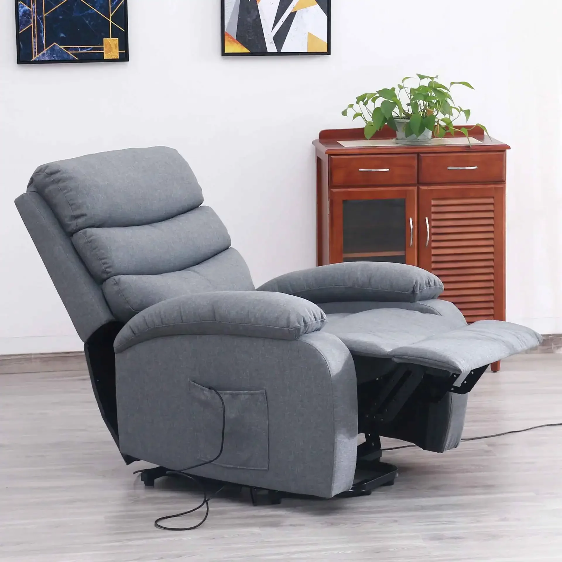 Single reclining multi-functional electric lift and relaxation chair, elderly standing sofa, reclining chair, up auxiliary sofa