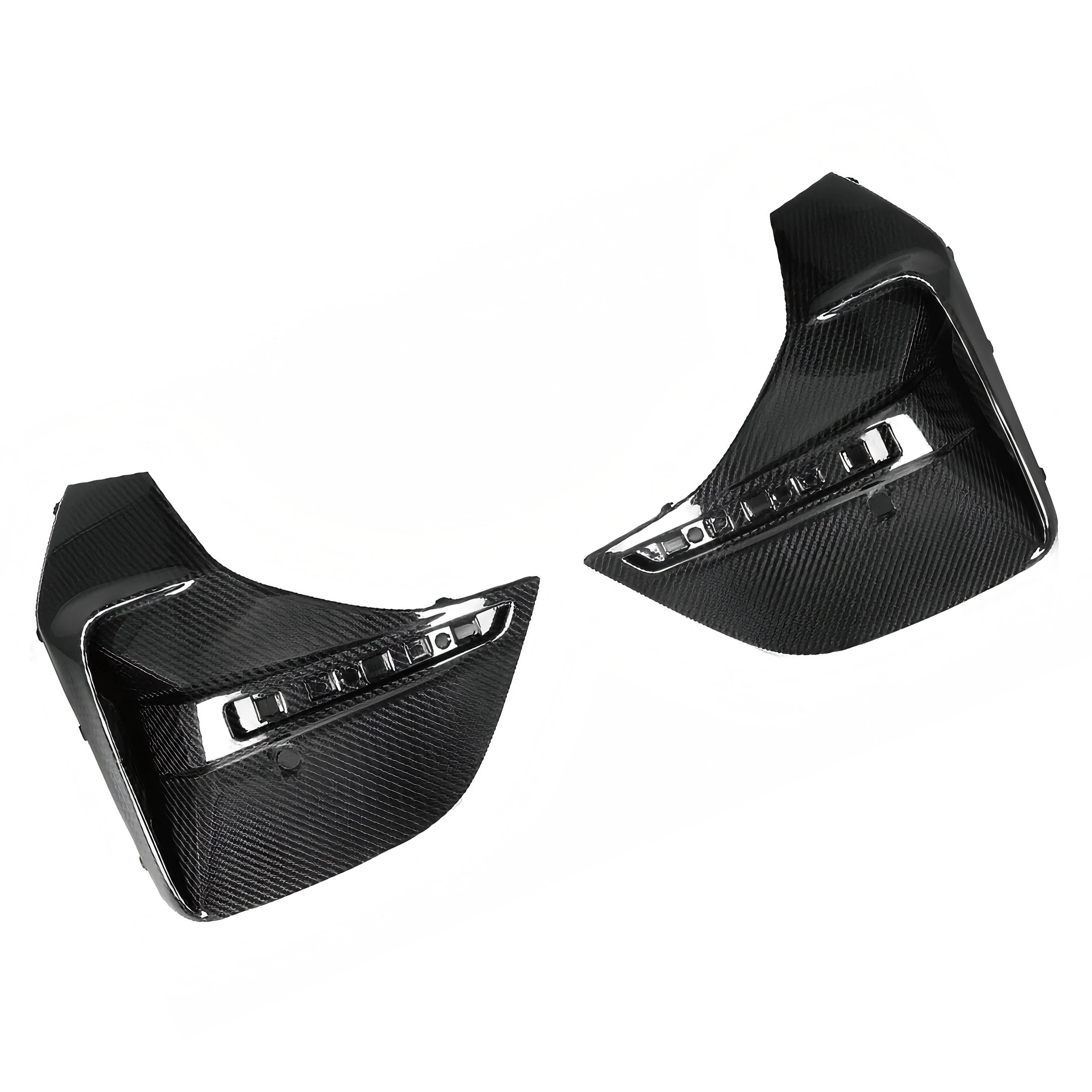 

For BMW G26 I4 2021-Up Dry Carbon Fiber Rear Bumper Cover Add-On Auto Accessory for Enhanced Vehicle Aesthetics