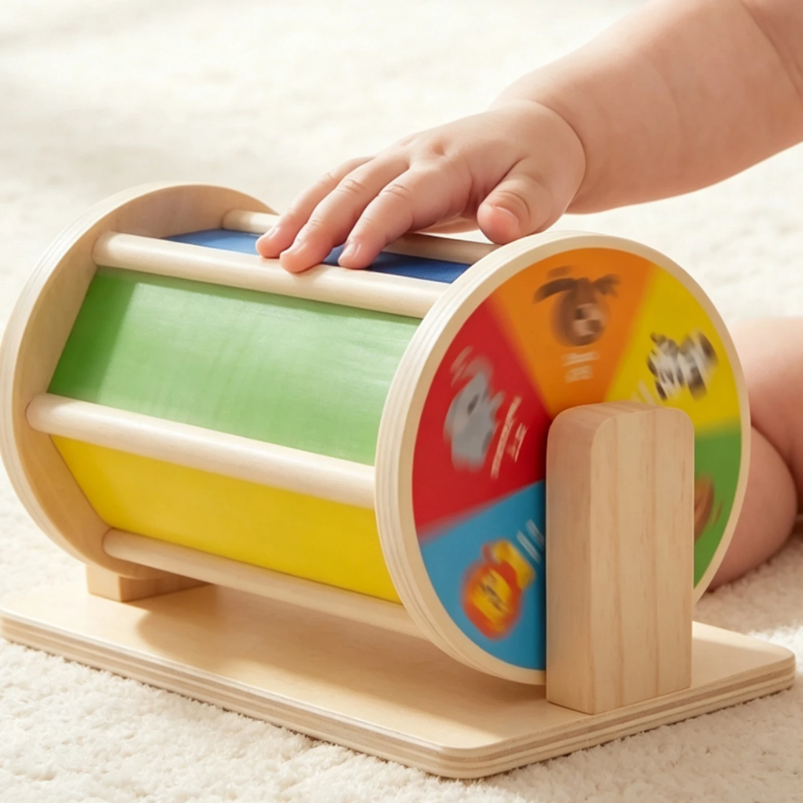 textile-drum-toy-baby-rotating-activity-drum-wooden-rotator-toy-child-safe-non-for-babies-playroom-nursery