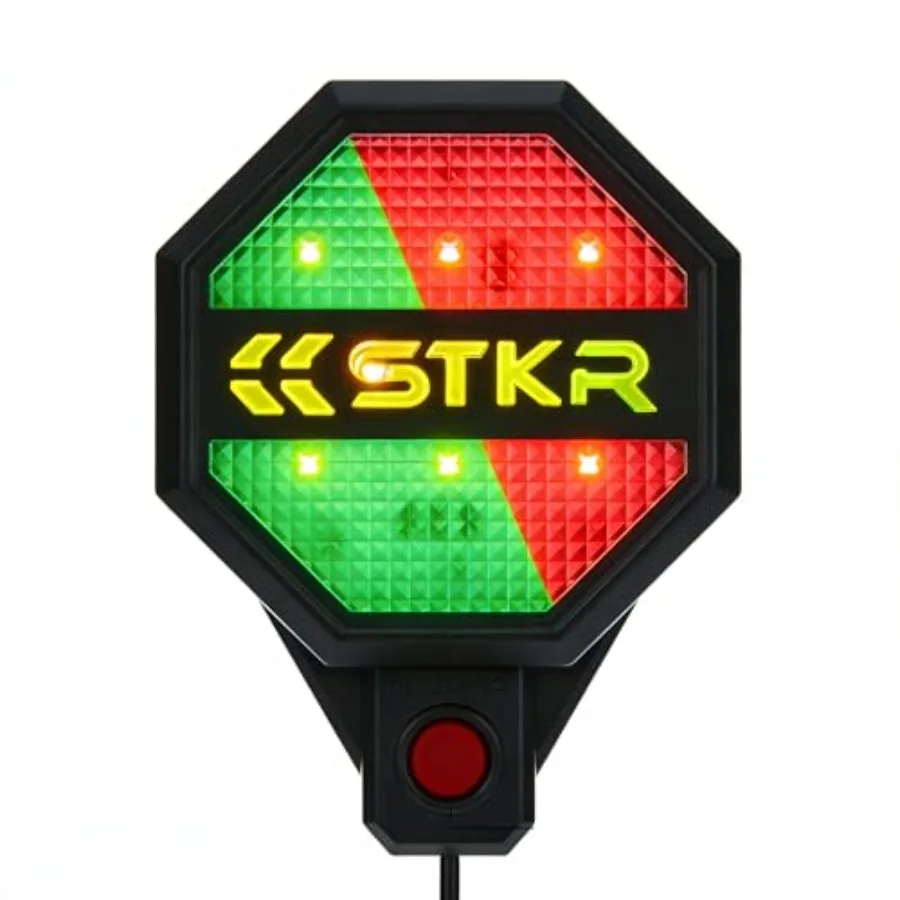 

Adjustable Garage Parking Sensor Assist System with Red/Yellow/Green LED Display Ultrasonic Distance Sensor for Precise Parking