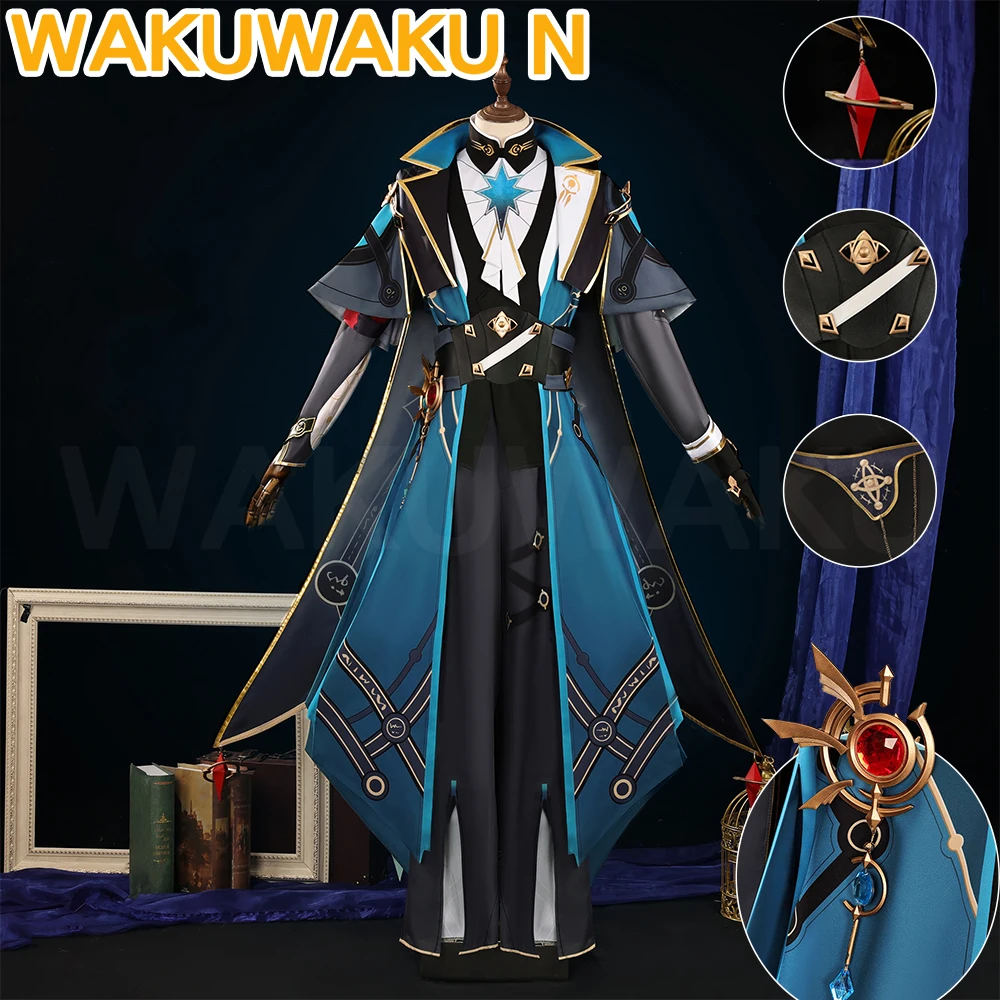 

Anaxa Cosplay Costume Game Honkai: Star Rail【XS-3XL】WakuWaku-N HSR Men Anaxagoras Costume Amphoreus Cosplay Plus Size