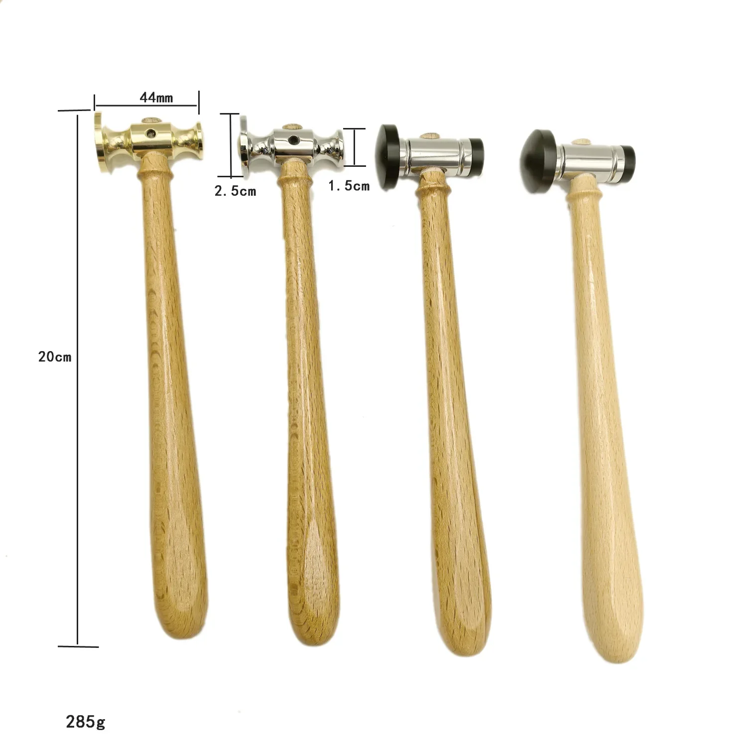 Specialized repair sheet metal hammer for wind instruments, instrument installation hammer, repair and maintenance