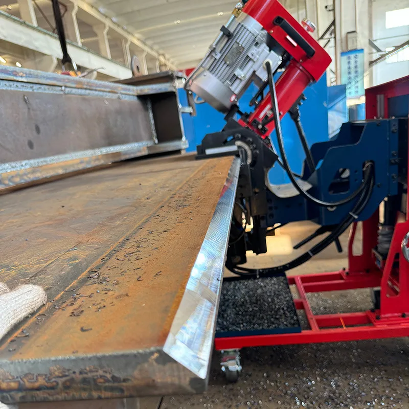 ماكينة طحن حافة المشي الأوتوماتيكية ذات الوجهين لأعلى ولأسفل، ماكينة تصنيف الصلب المصنوعة من سبائك الصلب عالية الطاقة