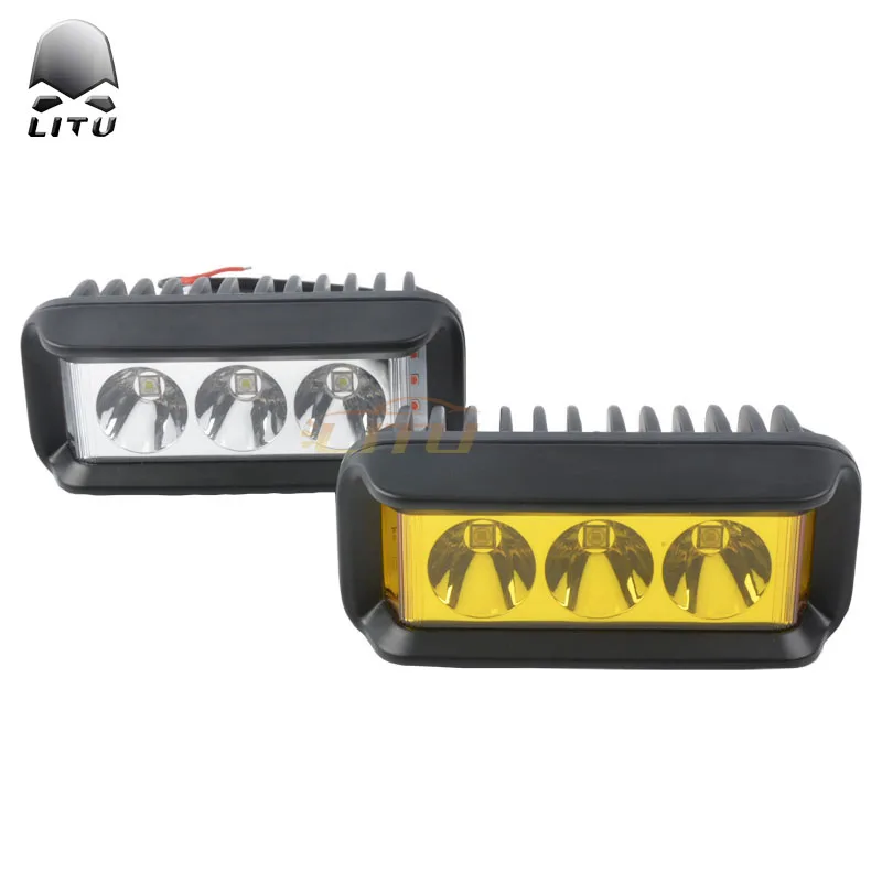 

5 Inch 40W LED Work Light 3 Side Shooter Exterior Auxiliary Spotlight Driving Fog Lamps Car Accessories 12V 24V