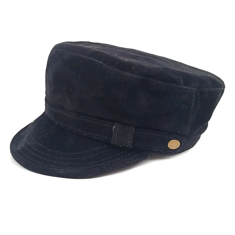 2025 가을 겨울 면 프린트 베레모 팔각형 모자 뉴스보이 모자 군용 화가 모자 소녀 및 여성용 13