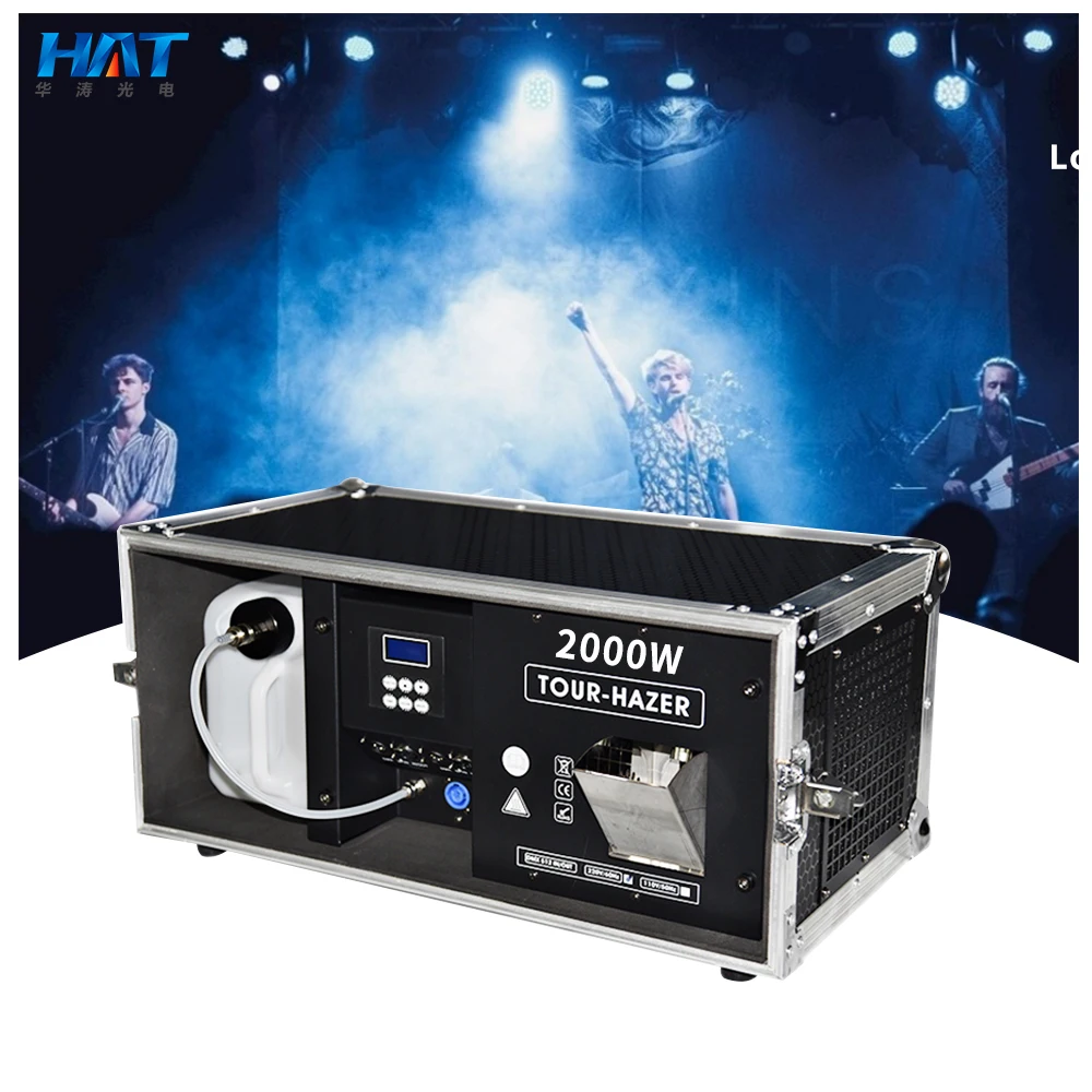 

HAT 2000w Morning Haze Machine With Flight Case Water-based Mist Hazer Hazer
