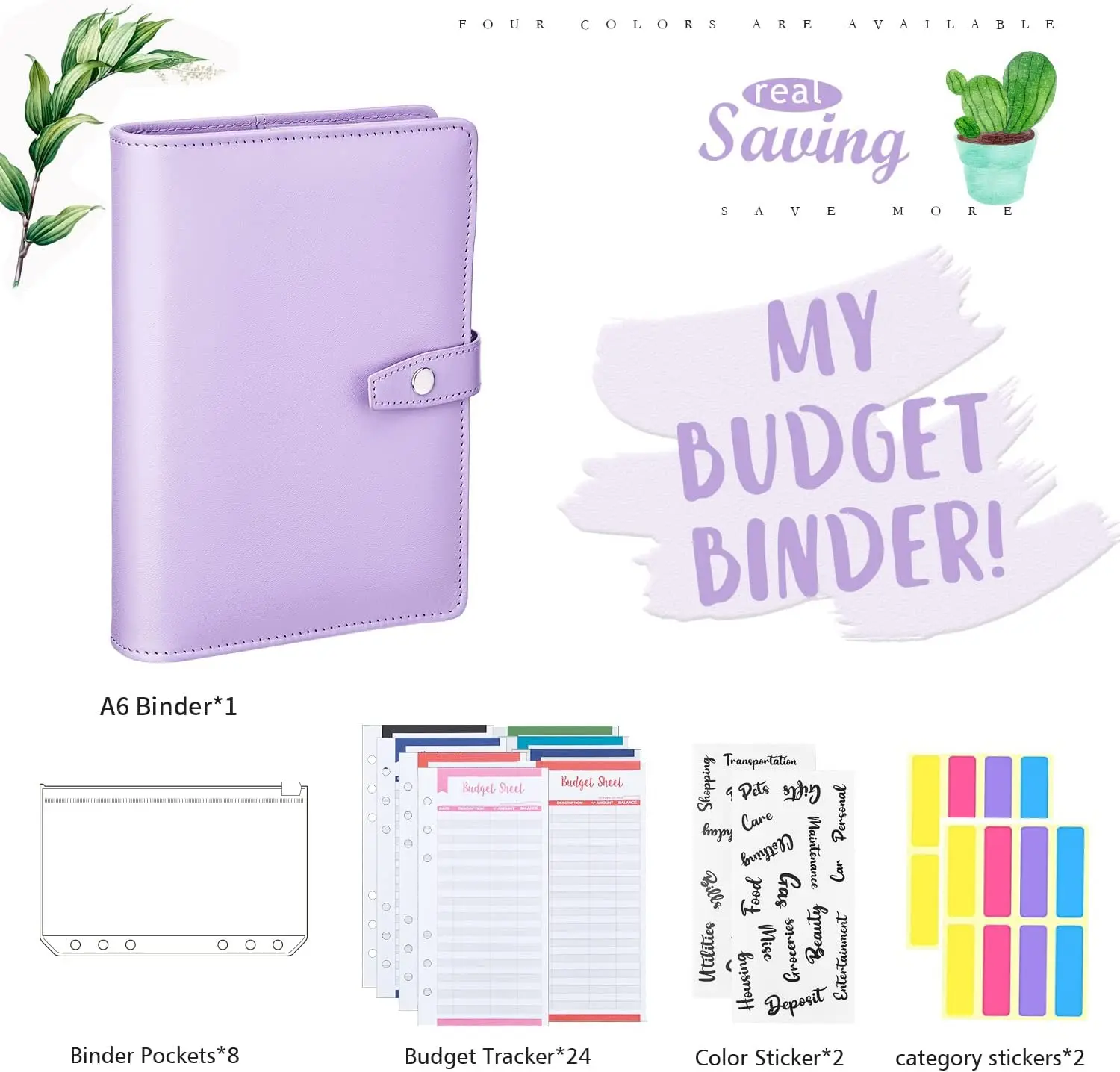 37 Stuk Budget Bindmiddel Budget Cash Envelop A6 Pu Lederen Bindmiddel Met Rits Envelop Label Sticker Cash Cash Opslag tas