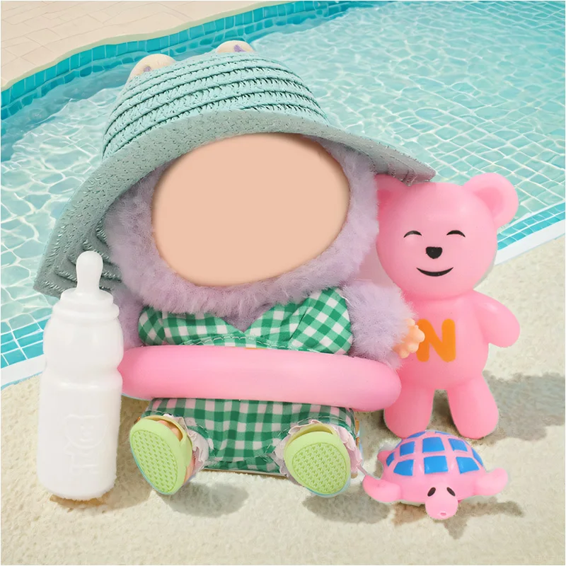 แฟชั่น 15-17 ซม.ชุดว่ายน้ําชุดสําหรับ Labubu ตุ๊กตาเสื้อกันหนาวเสื้อผ้าอุปกรณ์เสริม,ของเล่นของขวัญวันเกิด