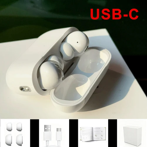 Airs Pro ANC auriculares inalámbricos Bluetooth auriculares Pro 2 cancelación activa de ruido carga inalámbrica TWS auriculares para Android IOS