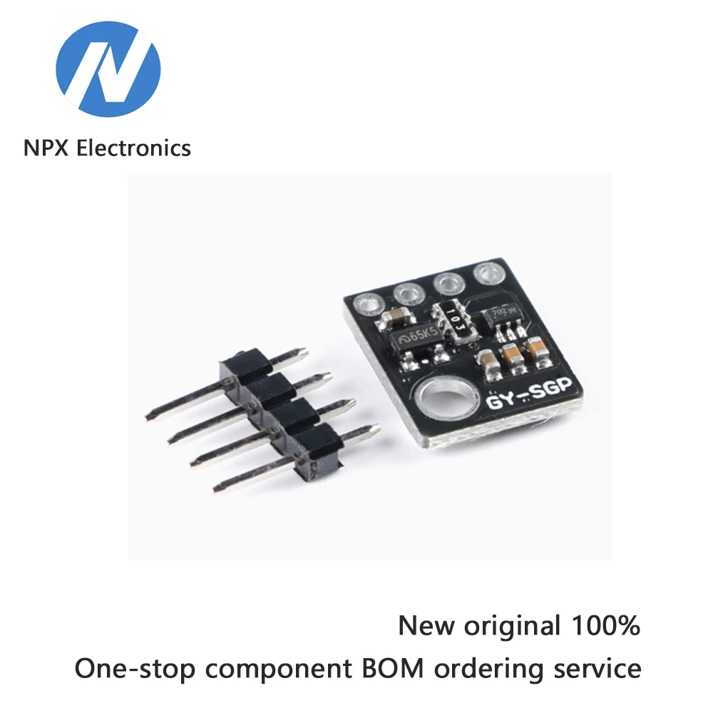 

Модуль датчика газа SGP30 для мониторинга качества воздуха TVOC/eCO2, измерения формальдегида и углекислого газа, интерфейс I2C