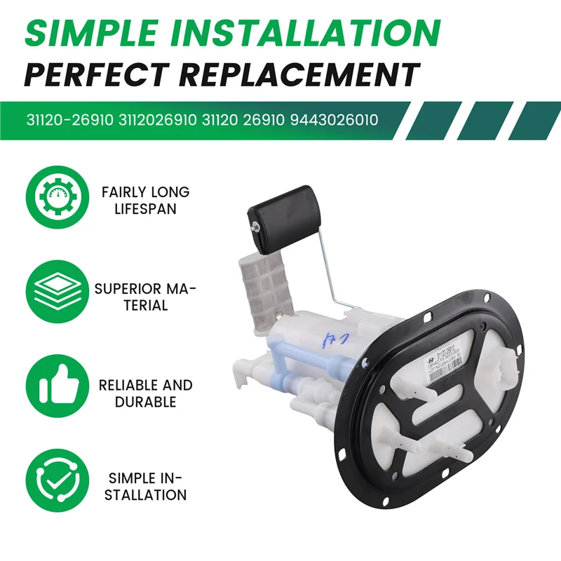 

Fuel Pump For HYUNDAI SANTA FE SM 2.0 CRDI Oil Pump Oil Level Sensor 31120-26910 3112026910 9443026010 94430-26010