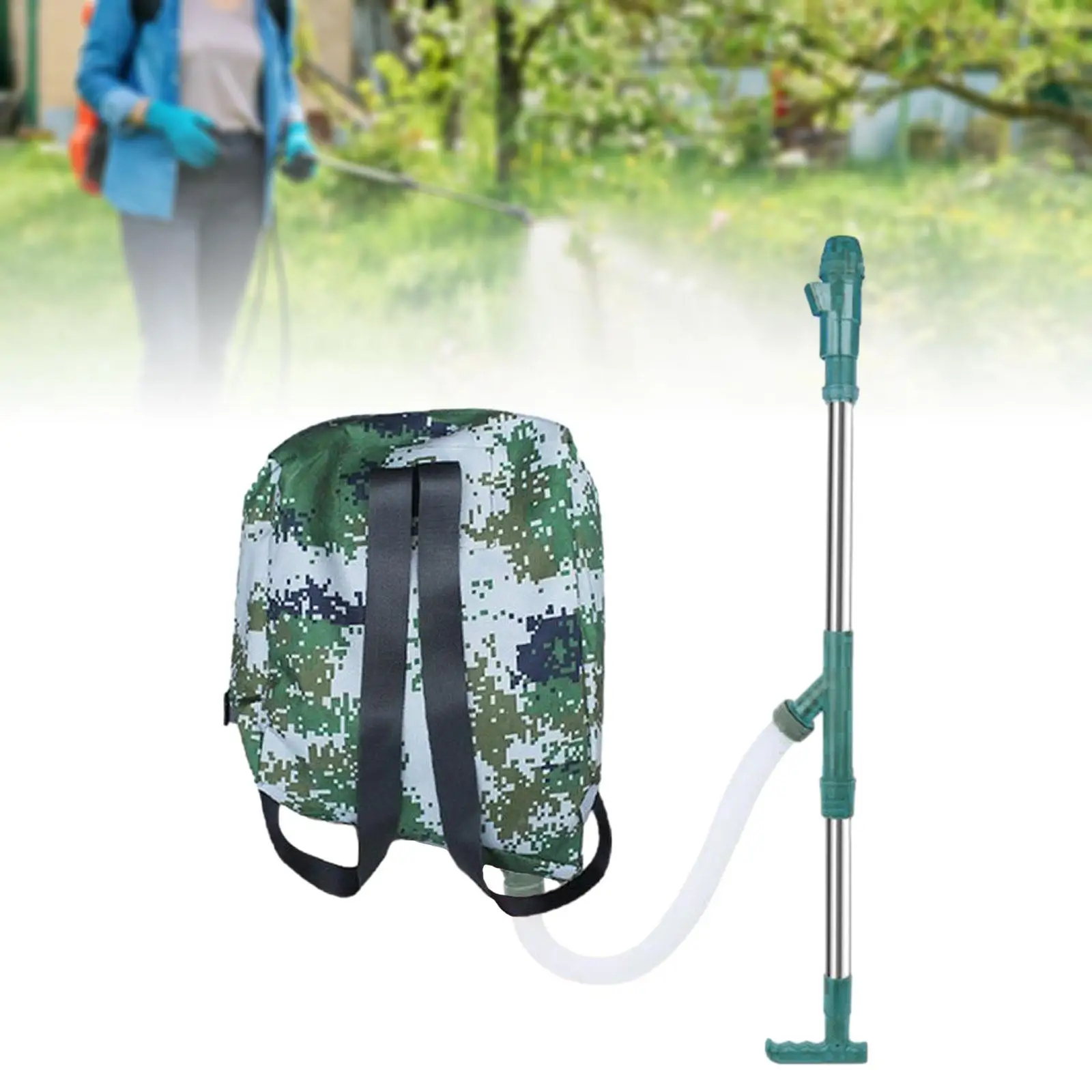 

Manual Fertilizer Sprayer Adjustable Shoulder Strap Ergonomic Handle Stainless Steel Manure Applicator for Outdoor for Corn