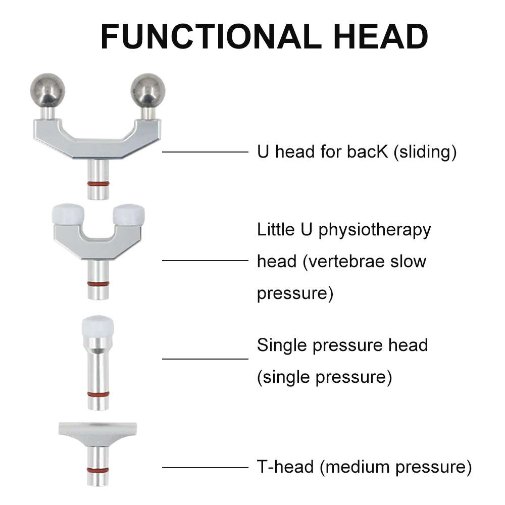 Electric Chiropractic Adjusting Tools 9 Levels Of Strength Adjustable Intensity Therapy Spine Correction Gun Cervical Massager