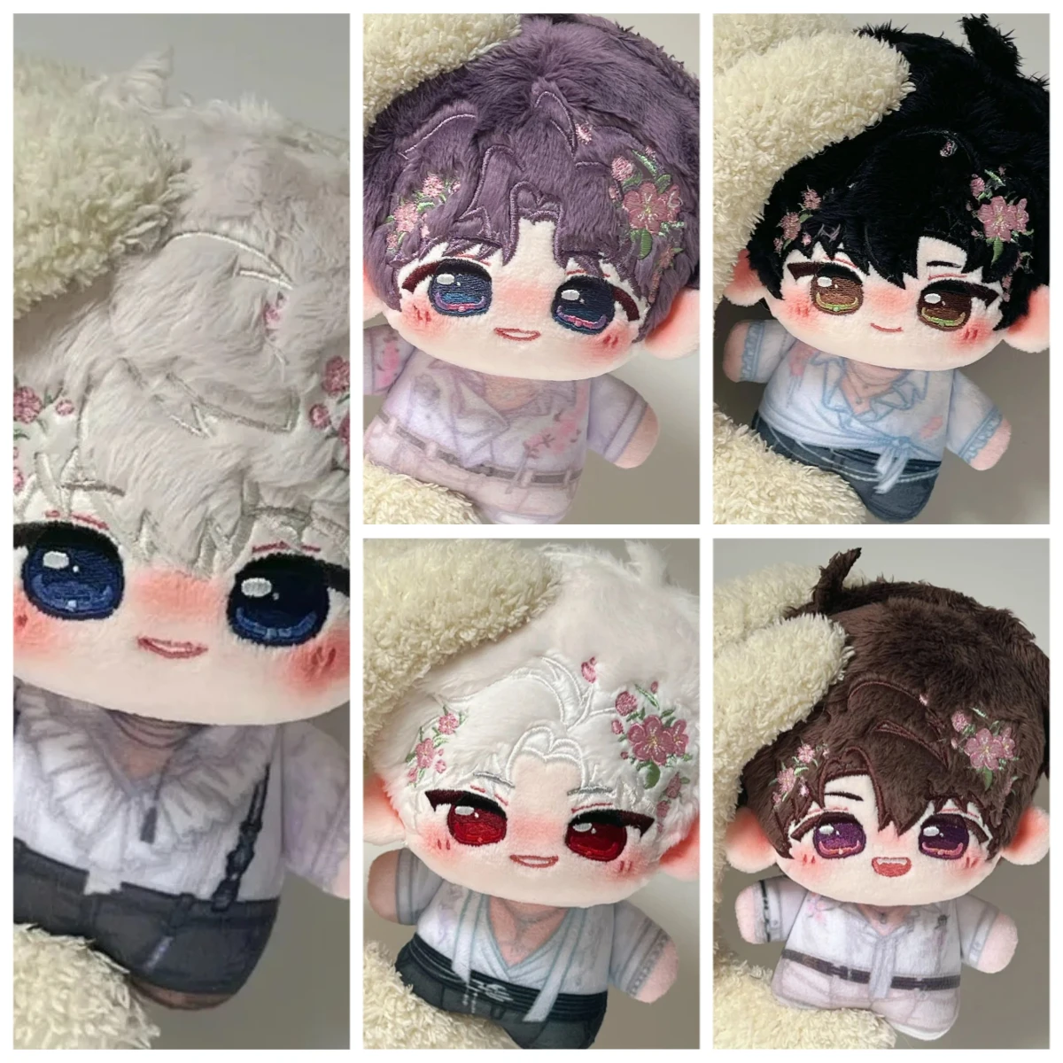 

10CM Love and Deepspace Sylus Caleb Rafayel Zayne Doll Cotton Stuffed Starfish Body Dress Up Clothes Cotton Birthday Present