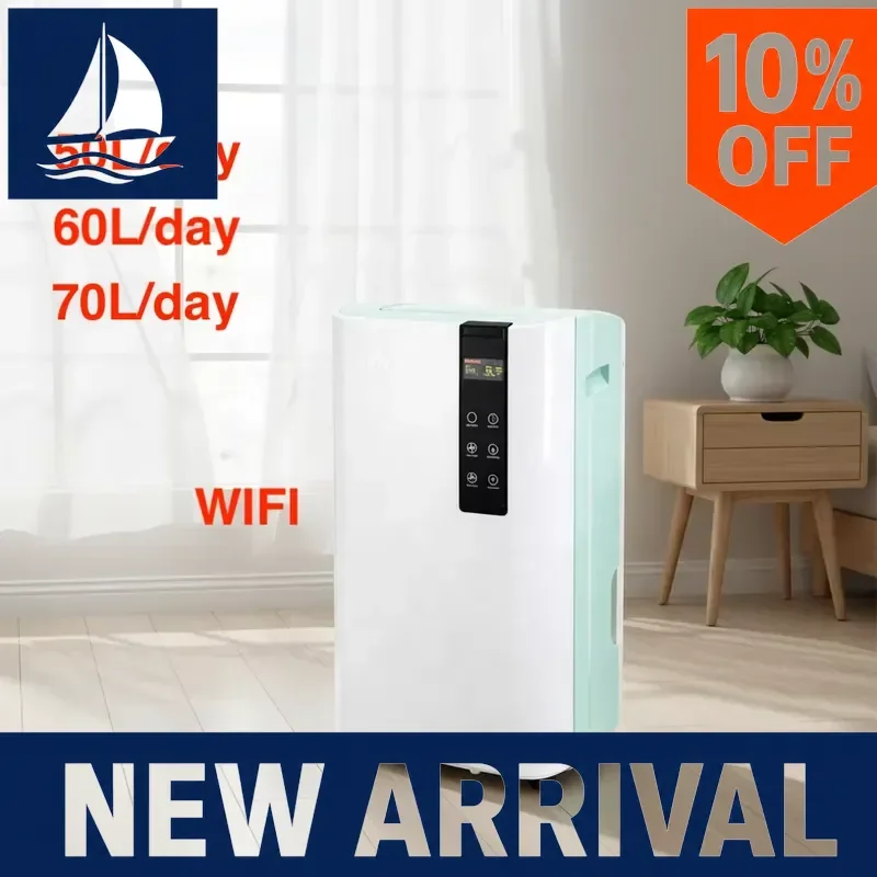 for BELIN Portable Dehumidifier 100 Pints WiFi Electric Auto Control Home Basement Large Room Moisture Remover Dryer Machine