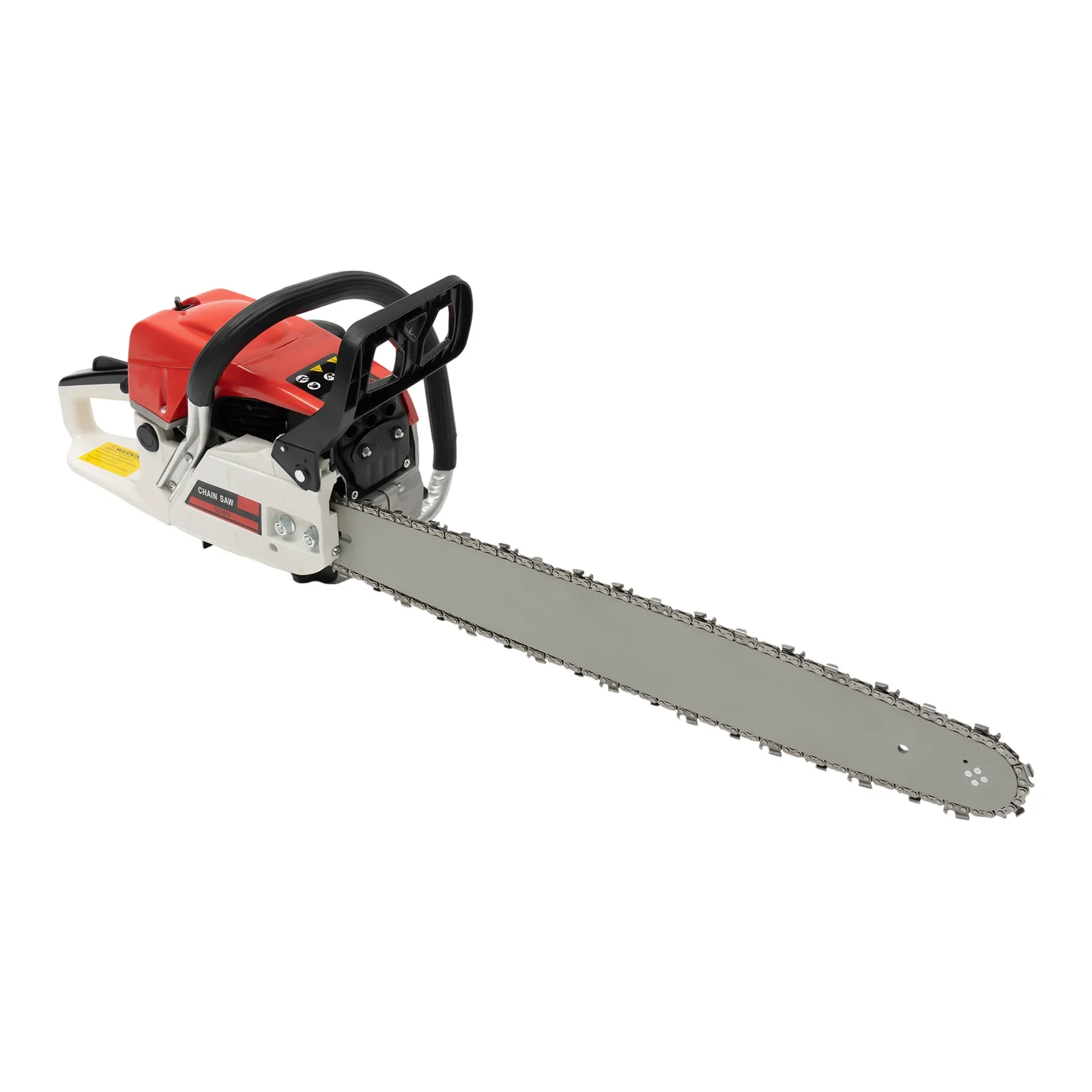 For  22 Inch Gas Power, 52CC 2-Stroke  Chainsaw, Portable Handed Petrol Woodcutting Gas Chain Saw for Cutting Tree Wood