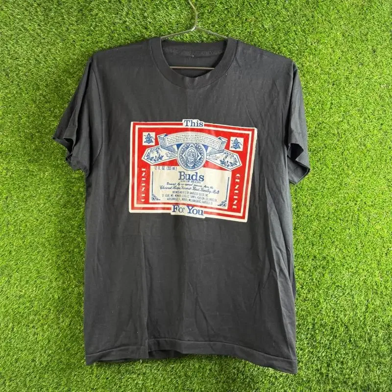 Vintage Budweiser Logo T Shirt 1980 Äôs 80 Beer Anheuser Busch King Of Beers