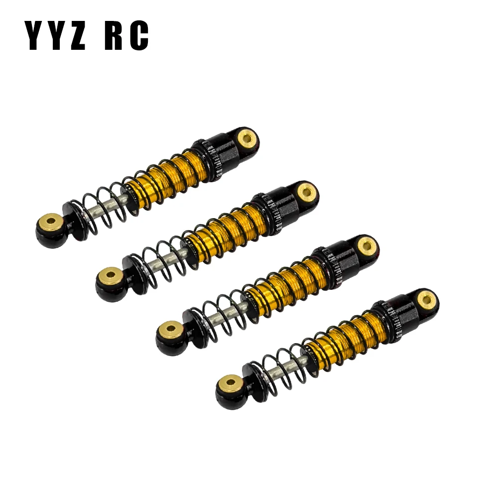 Metal Shock Absorber 40.5MM Oil Damper for Axial SCX24 C10 1/24 RC Crawler Car Ford Bronco Jeep Gladiator