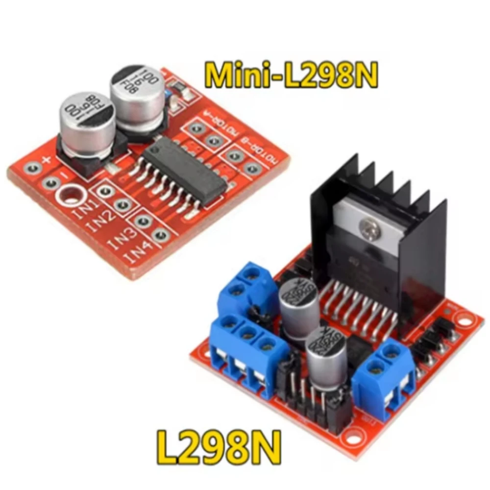 L298N Driver Board Module L298N DC Stepper Motor Smart Car Robot Breadboard  High Power DC Motor Driver for Arduino