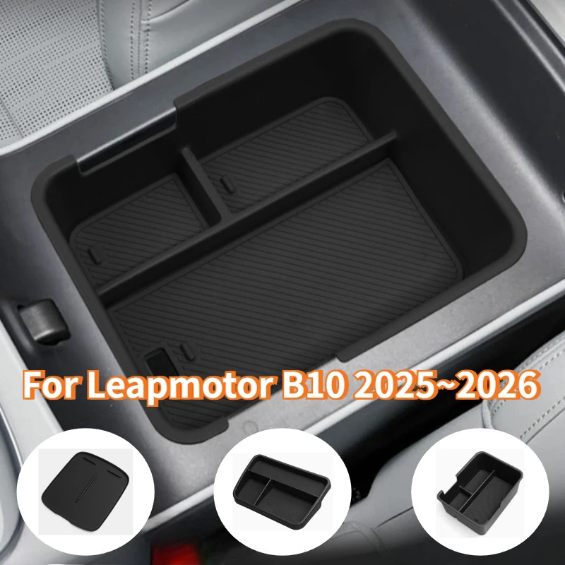 Mittelkonsolen-Dekor für Leapmotor B10 2025 2026 Armlehnen-Aufbewahrungsbox Organizer Bildschirmbox Container Auto-Innenausstattung