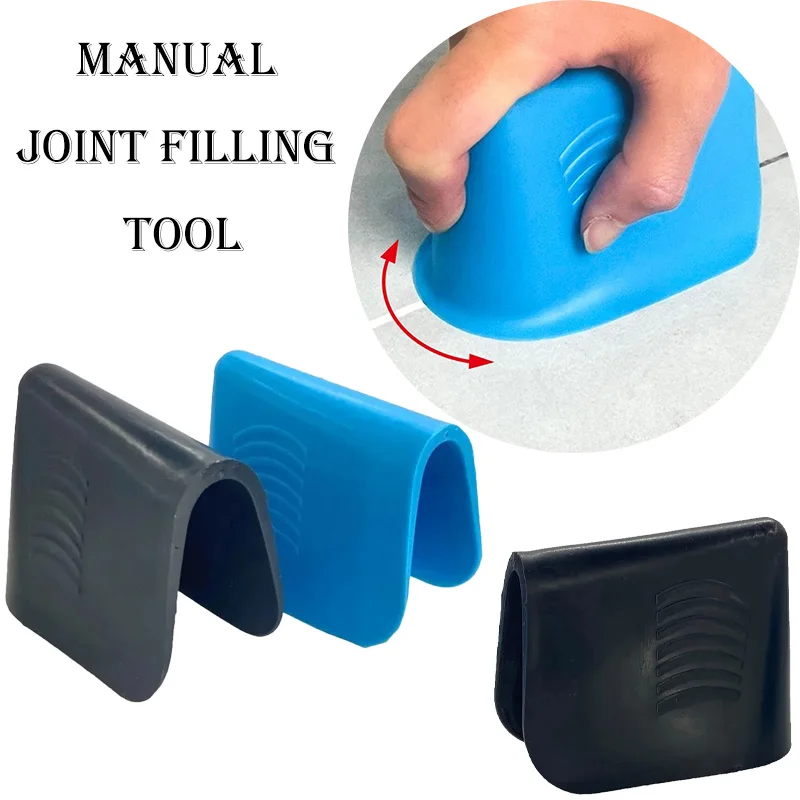 Floor Sealant Smooth Scraper Tile Grout Hand Tool Waterproof Ergonomic Non Slip Grip Caulking  Rubber Caulking Finisher Tool