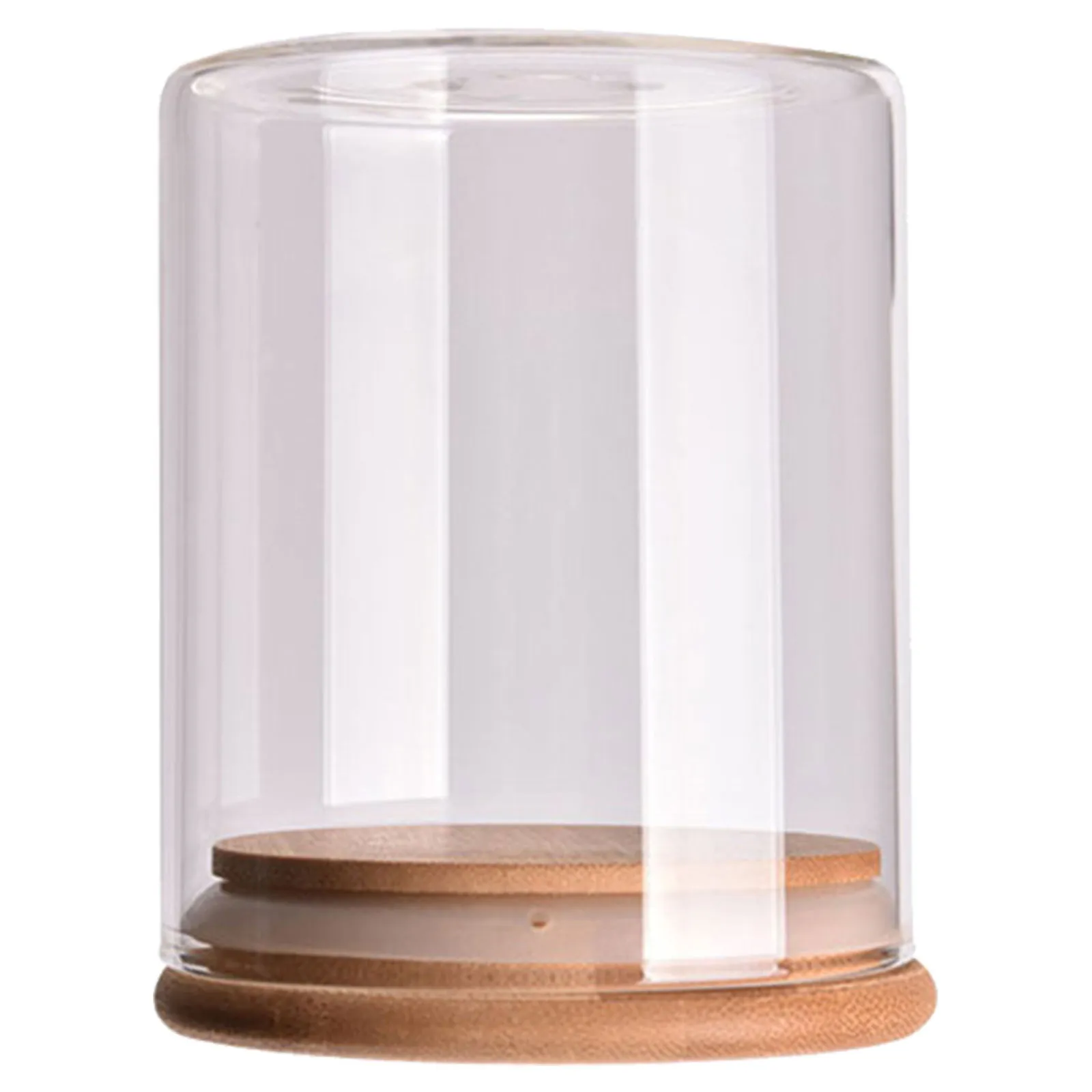 

Airtight 175Ml Jar Bamboo Lid Sealed Canister Food Storage Container For Tea Coffee Beans Sugar Salt Pepper Moisture Proof