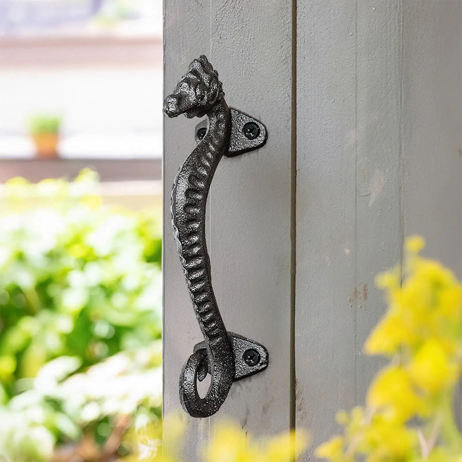 

Дверная ручка в форме морского конька, ручка шкафа для фермерского дома, кухонного шкафа, дверная ручка, декоративный садовый сарай