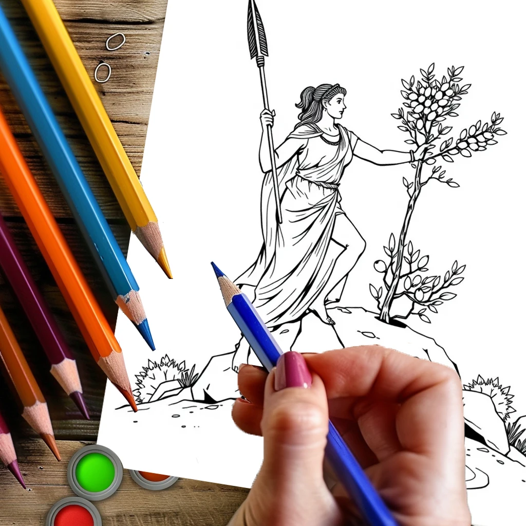 28 صفحة كتاب تلوين على طراز الأساطير الأصلية للبالغين | كتاب التلوين، لوازم الرسم لعيد الميلاد وعيد الشكر #3