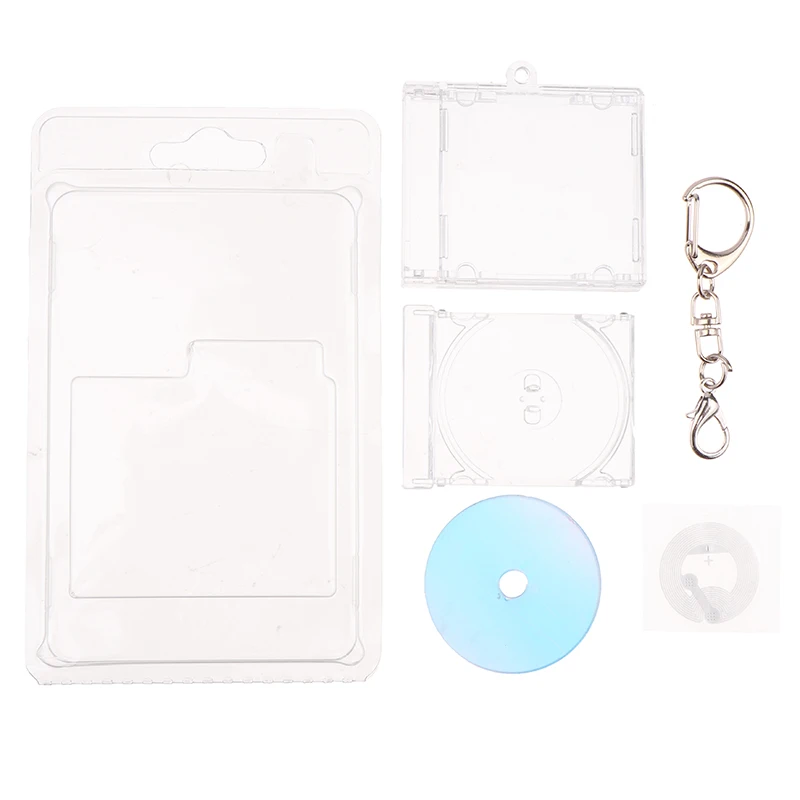 1 Set Peripheres Gedenkalbum mit Mini-NFC-Funktion, CD-Box, Schlüsselanhänger in Form eines CD-Players, Anhänger für DIY-Rucksack-Charms – Detail 10