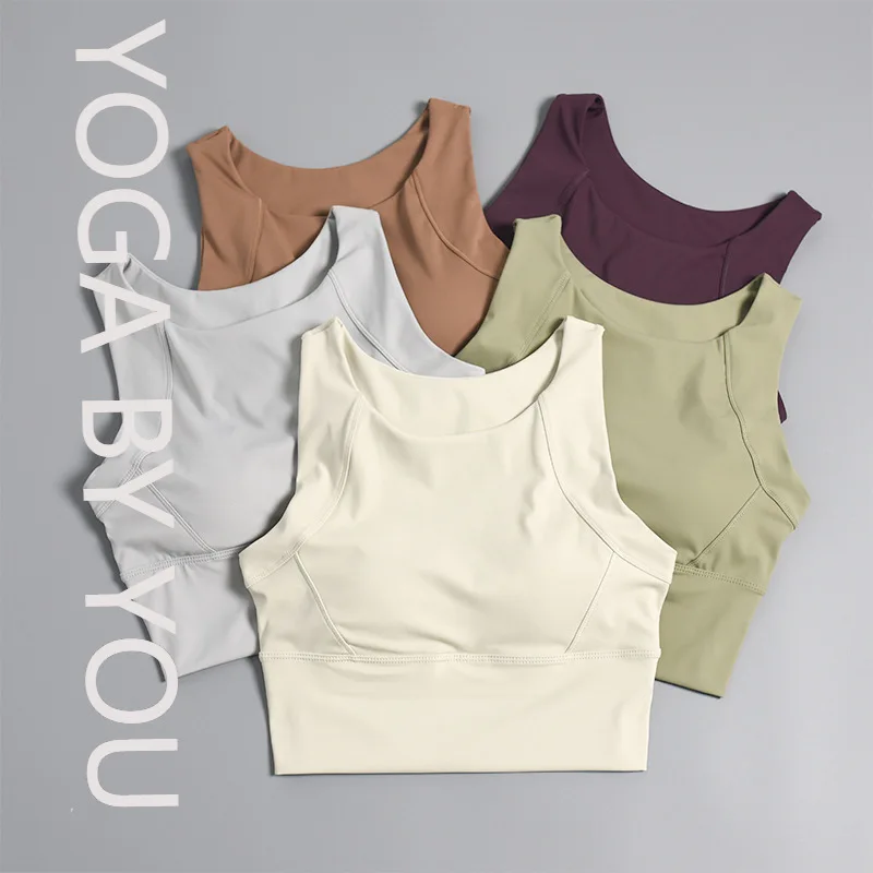 

Новинка 2025, спортивное нижнее белье, женская одежда для бега, противоударная и противопровисающая одежда для йоги, бюстгальтер для тренировок по пилатесу, фитнес-бюстгальтер, жилет