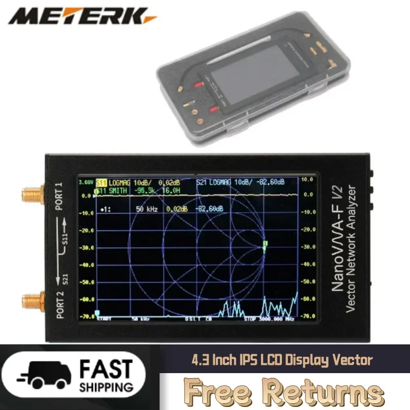 

Векторный анализатор сети с ЖК-дисплеем IPS 4,3 дюйма