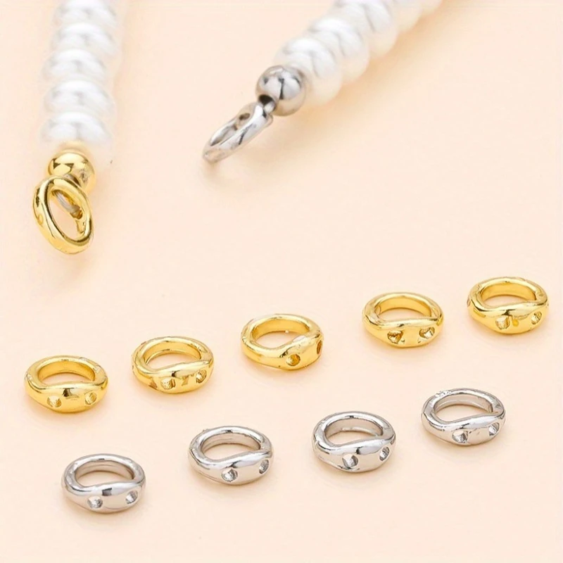 20pcs Elegant Double Hole Linking Circles Rings