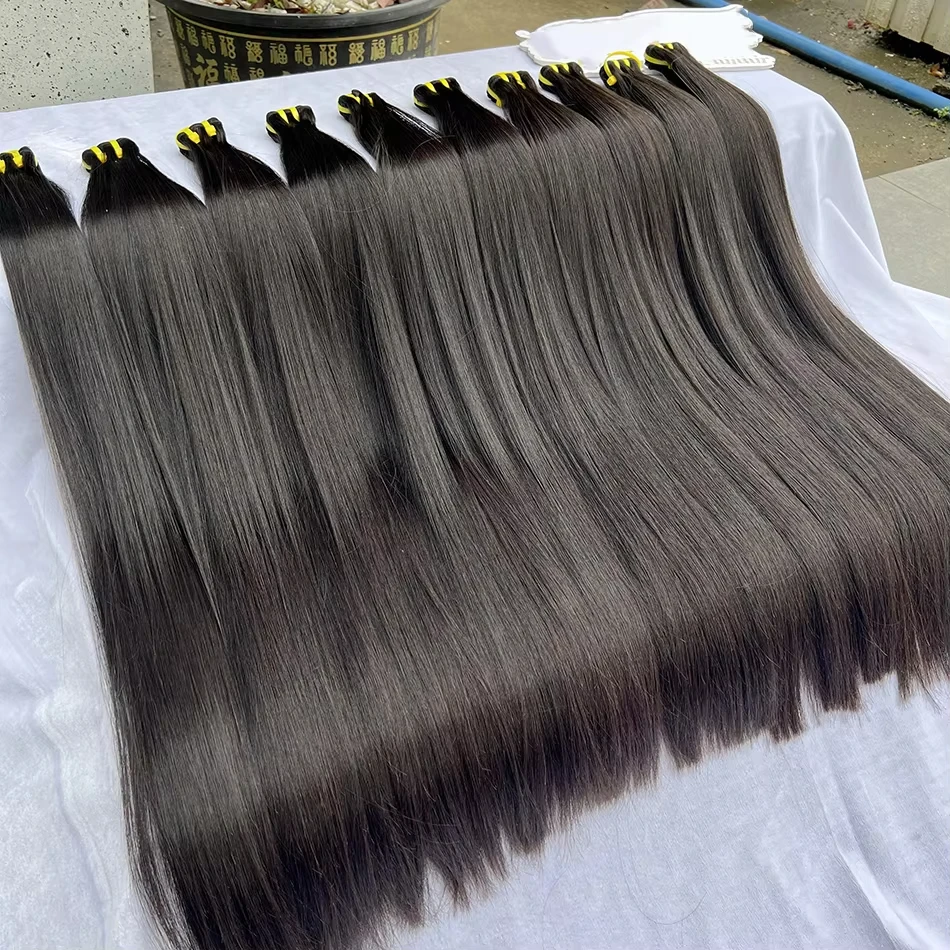 V Beauty 16A Grade Double Drawn Unprocessed Raw Vietnamese Human Hair Bundles 100% Virgin Hair Straight Bundles Extensions