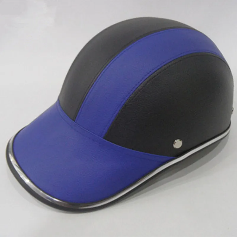 Imagem -03 - Escam Capacete de Segurança para Motocicleta Meio Capacete Verão Carro Elétrico Homens Mulheres Personalidade Proteção de Capacete de Beisebol