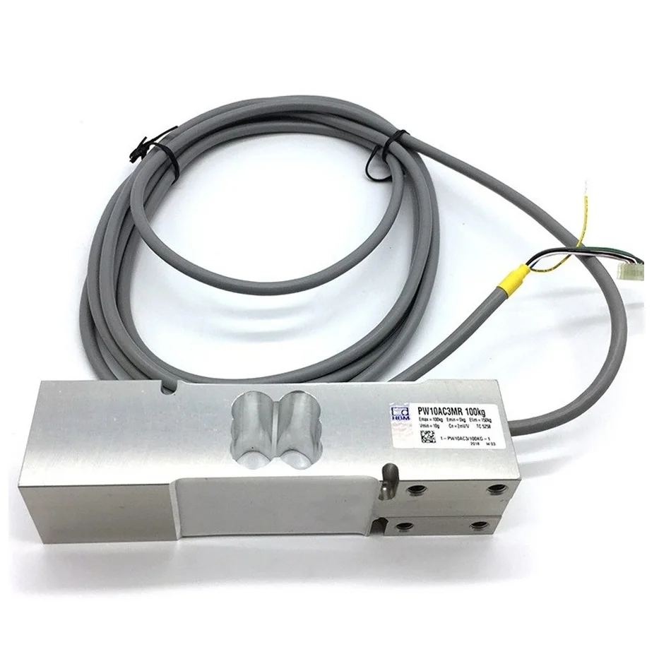 PW10AC3 single point load cell 50kg 100kg 150kg 200kg 250kg 300kg 6 wires IP67 Industrial force sensor