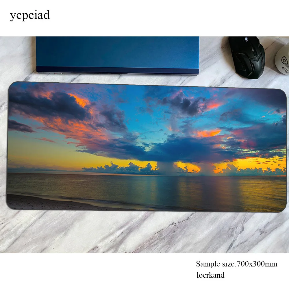 Sunset Mouse Pad Large Gamer Keyboard Desk Cheapest Mouse Mat XXL 900x400cm Carpet HD Print Rubber Pc Gaming for CSGO Mousepad