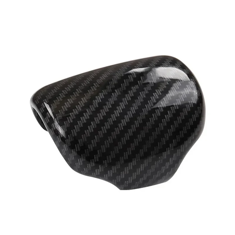 Car Gear Shift Knob Head Decorative Cover for Honda CRV 2017 2018 2019 2020 2021 Car Accessories Interior Part Carbon Fiber Trim