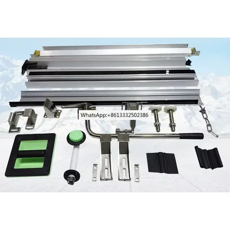 

Промышленные электрические раздвижные двери для холодильных складов, полный комплект фурнитуры для дверей