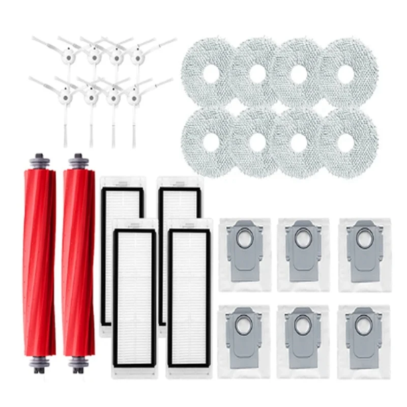

For Roborock Q Revo / P10 A7400RR Robot Vacuums Cleaner Accessory Hepa Filter Mop Cloths Dust Bag Replacement Spare Parts