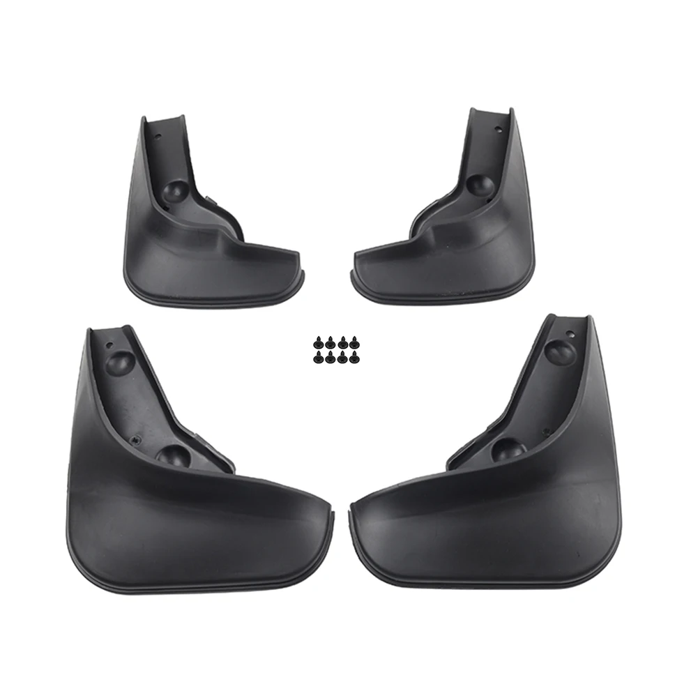 4pcs Car Wheel Mud Flaps Splash Guards PP + TPO For Suzuki Swift 5 Doors Hatchback 2004 2005 2006 2007 2008 2009