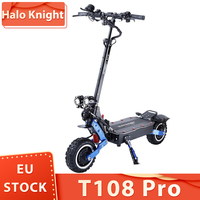 Halo Knight T108 Pro Electric Scooter 11inch Off-Road Tire 3000W*2 Motors 95Km/h Max Speed 60V 38.4Ah Battery 80KM Range IPX4