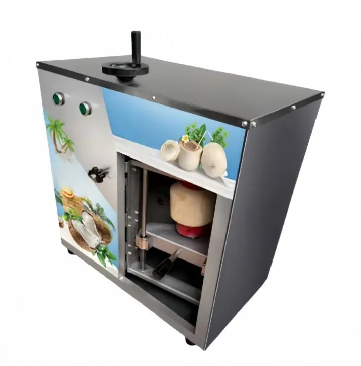 

Automatic Coconut Opener with Efficiency Coconut Opening Machine Commercial Electric Coconut Husk Removing Machine