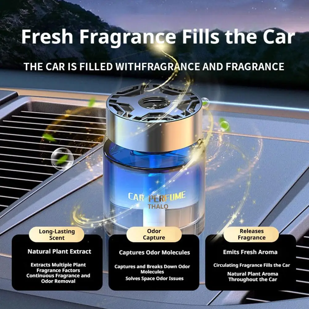 Car Air Freshener 110ML Diffuser Long Lasting Natural Essential Oil Perfume Fragrance Ornament Auto Car Accessories