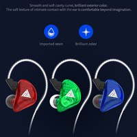 QKZ -Audio Headphones with CK5 Cable, Hearing Aid with Stereo Monitor, for Sports, Music,phone,running,DJ,high Fidelity, with MI